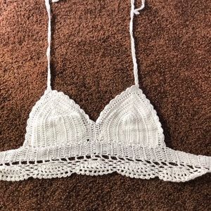 Knitted bralet